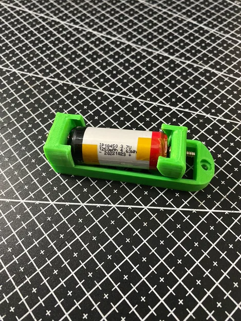 Đế giữ pin 18450 (Vape battery holder) thiết kế in 3D tiện lợi - Image 1