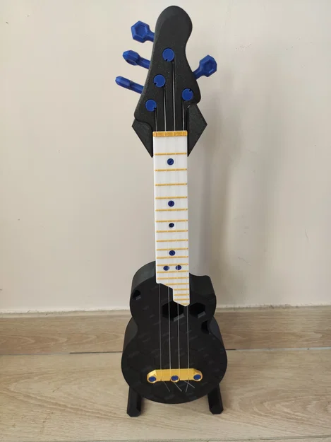 Giá đỡ đàn Ukulele Hex độc đáo - File in 3D miễn phí - Image 1