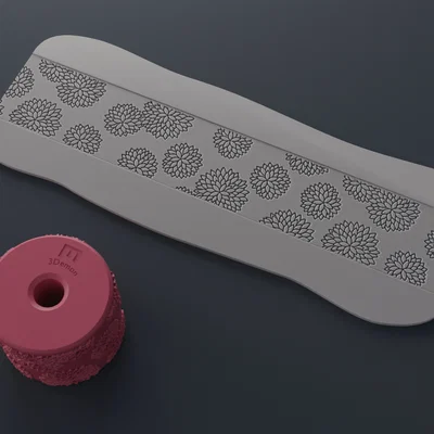 Bánh lăn tạo vân Nhật Bản – Texture Rollers Japanese Patterns middle Vol.5 (13–15)