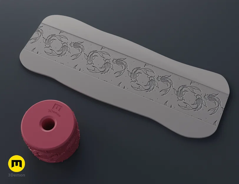 Bánh lăn tạo vân Nhật Bản – Texture Rollers Japanese Patterns middle Vol.5 (13–15) - Image 4