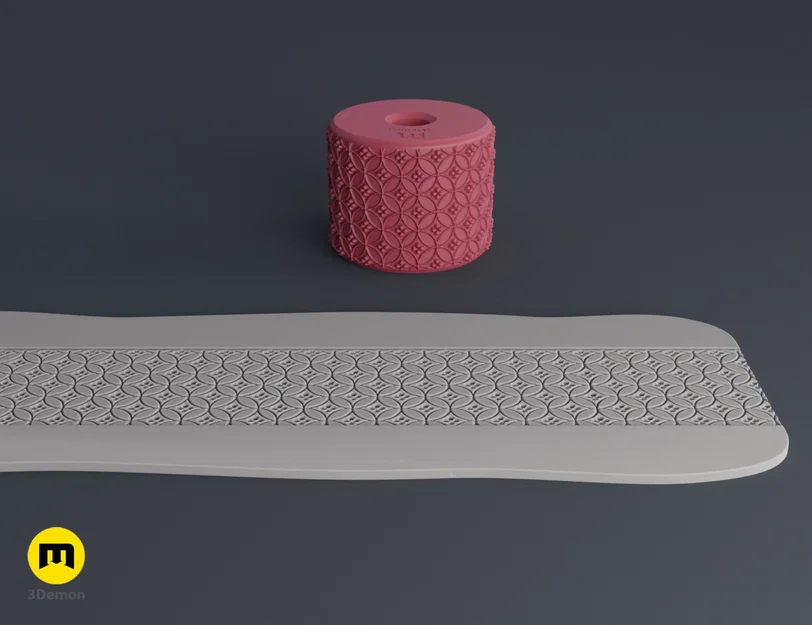 Bánh lăn tạo vân Nhật Bản – Texture Rollers Japanese Patterns middle Vol.5 (13–15) - Image 9