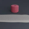 Bánh lăn tạo vân Nhật Bản – Texture Rollers Japanese Patterns middle Vol.5 (13–15) - Thumbnail 9