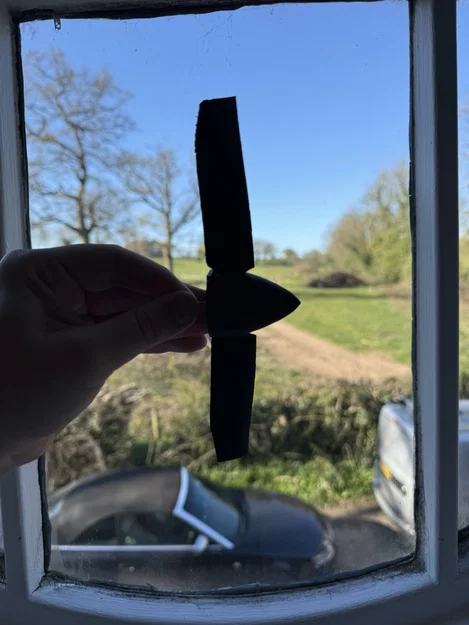 Chân vịt dây thun tự feather (Auto Feathering Rubber Band Propeller) - Image 5