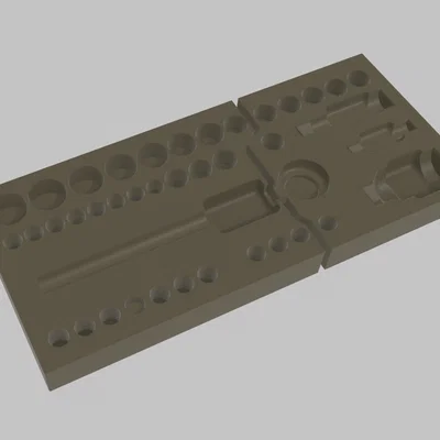 Khay tổ chức dụng cụ cầm tay chuyên dụng in 3D