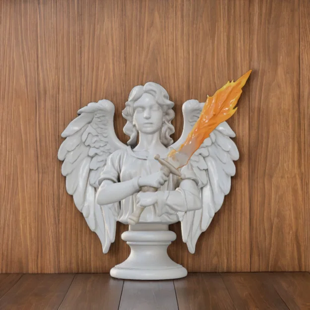 Mô hình in 3D Tổng lãnh thiên thần Michael (Archangel Michael) tinh xảo - Image 1