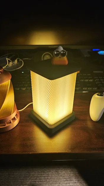 Đèn bàn LED xoắn ốc vuông - Image 3