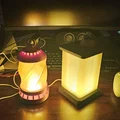 Đèn bàn LED xoắn ốc vuông - Thumbnail 4