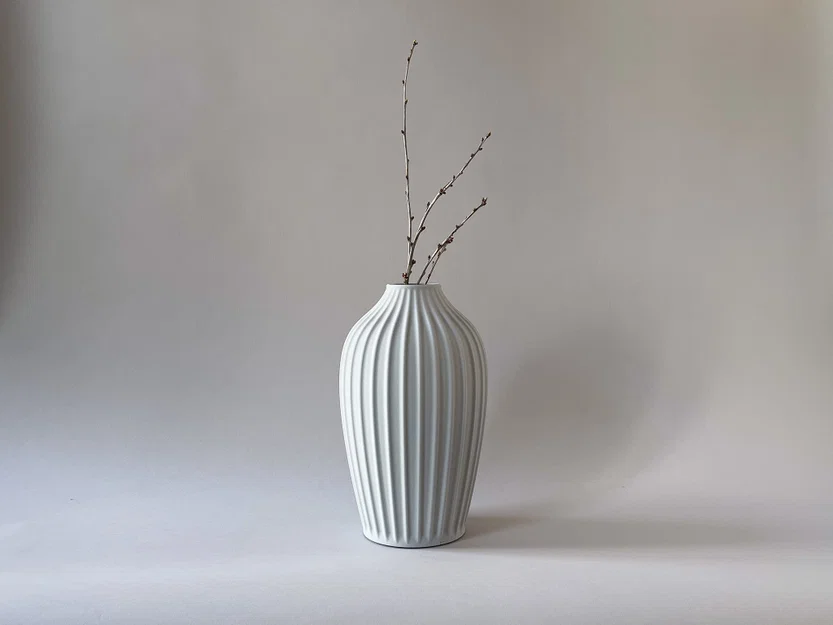 Bình hoa để bàn Rome Table vase Bold Yin- Grey - Image 1