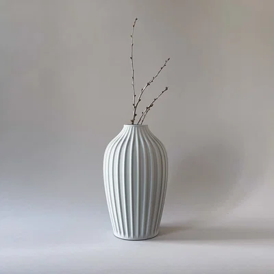 Bình hoa để bàn Rome Table vase Bold Yin- Grey