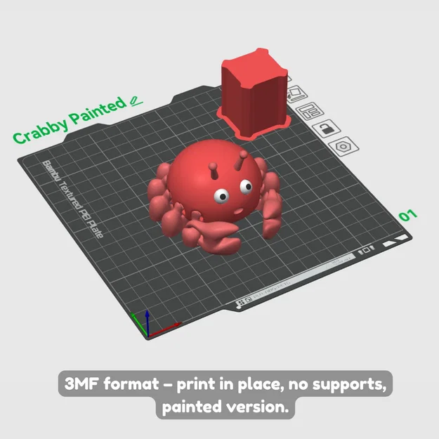 Flexy Crab – Cua dẻo khớp nối Print-In-Place, không cần Supports - Image 6