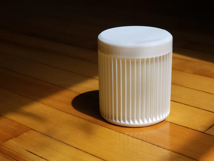 Hộp đựng hiện đại nắp vặn (Modern Container with Screwing Lid) - Image 2
