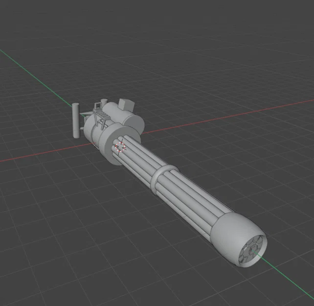 Mô hình Dillon Aero M134 Minigun - Bản vẽ 3D chi tiết cực chất - Image 1