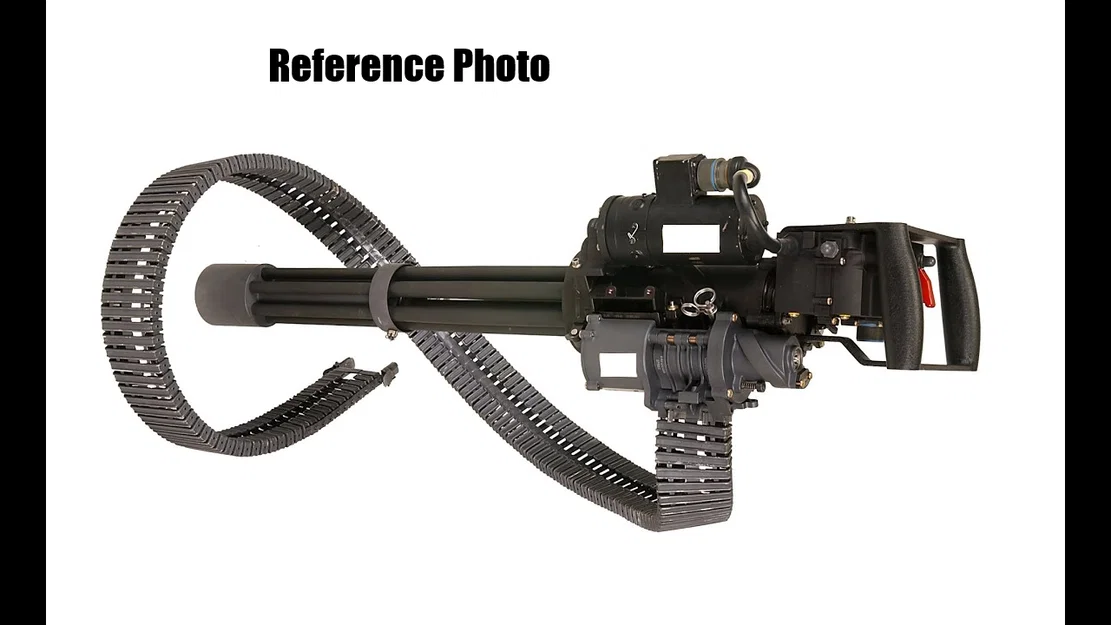 Mô hình Dillon Aero M134 Minigun - Bản vẽ 3D chi tiết cực chất - Image 2