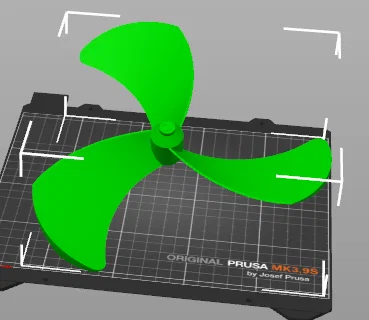 Cánh quạt Turbine 22cm - Tệp in 3D chất lượng cao - Image 1