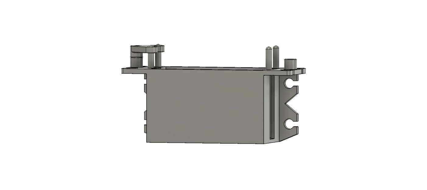 Vỏ housing universal cỡ standard servo HI-TEC & FUTABA (lắp dọc/lắp ngang) - Image 3