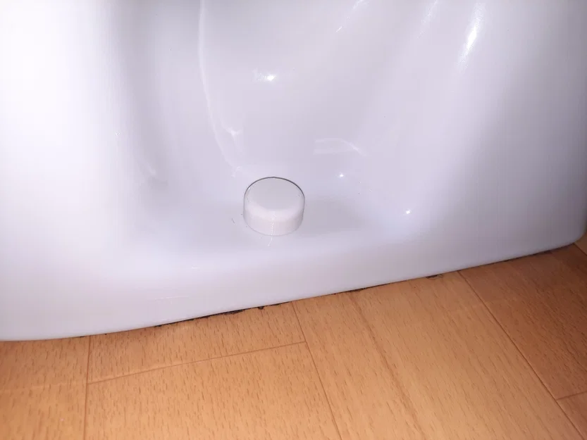 Nắp chụp cố định ốc bồn cầu / WC bowl screw mounting cap - Image 1