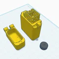 Mô hình bật lửa Fidget Lighter không vít - Đồ chơi in 3D giải trí - Thumbnail 1