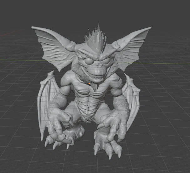 Mô hình 3D Gremlin TIPO MALO - Tượng trang trí cực chất - Image 4