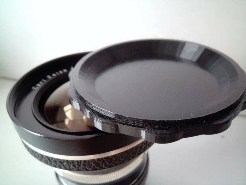 Nắp đậy ống kính 77mm (Lens cap) in 3D tiện dụng - Image 1