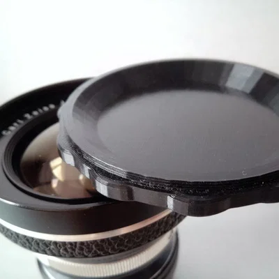 Nắp đậy ống kính 77mm (Lens cap) in 3D tiện dụng
