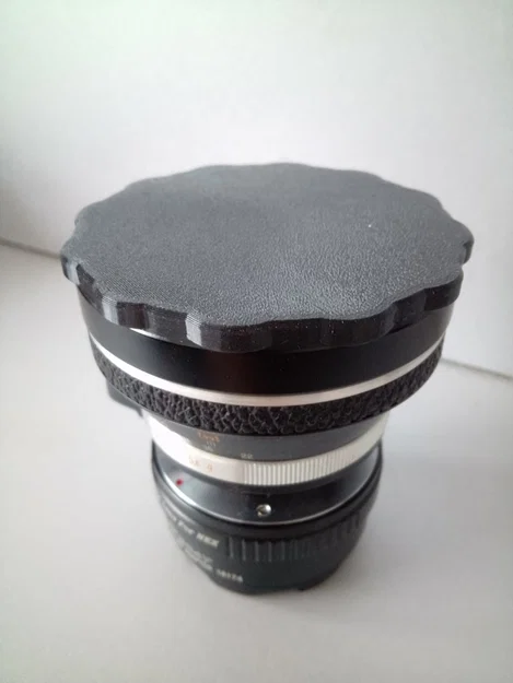 Nắp đậy ống kính 77mm (Lens cap) in 3D tiện dụng - Image 2
