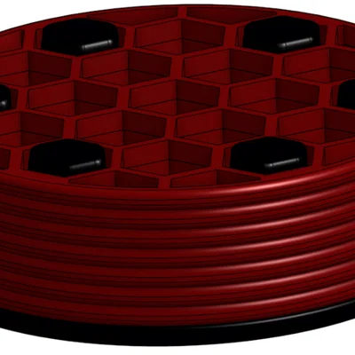 Bộ lót ly lục giác xếp chồng (Stackable hex coasters)