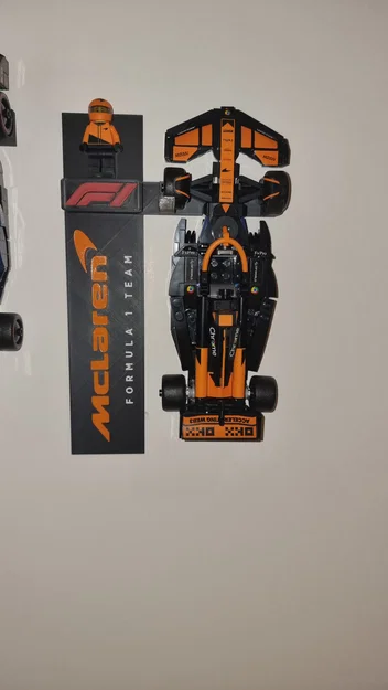 Giá treo tường 3D cho mô hình xe đua Lego F1 McLaren - Image 2
