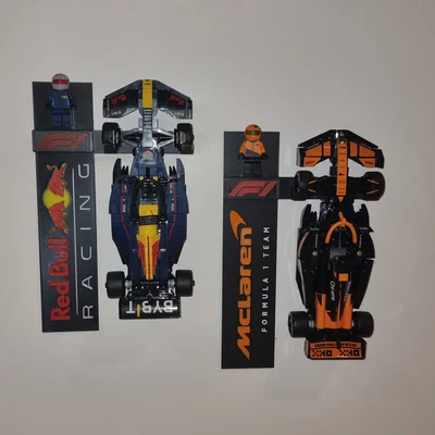 Giá treo tường 3D cho mô hình xe đua Lego F1 McLaren