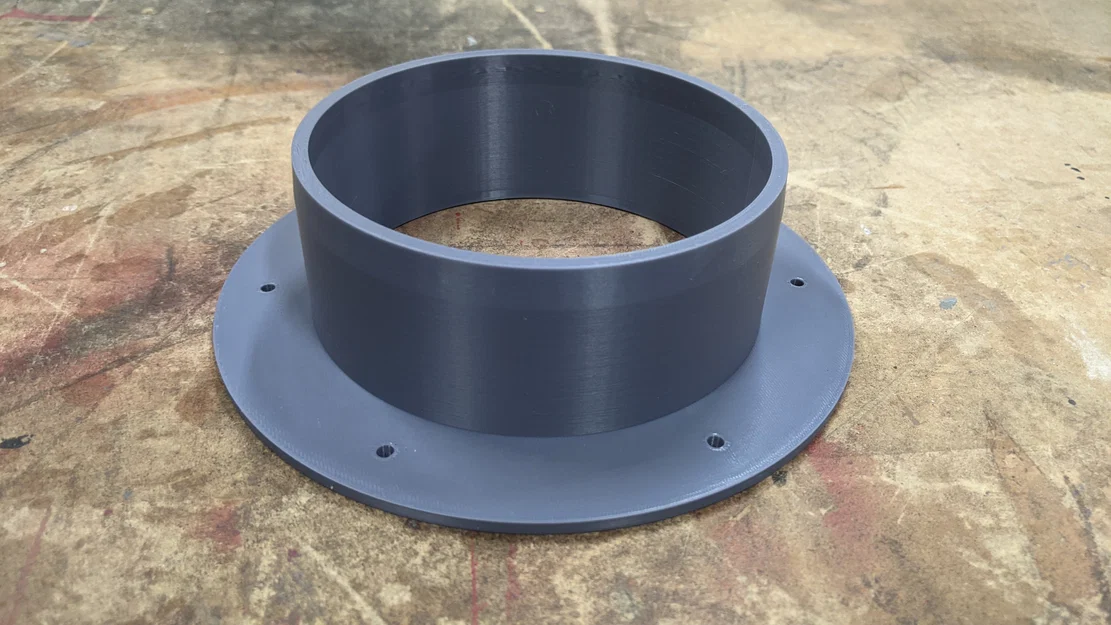 Mặt bích (Flange) cho ống hút bụi 5 inch - Image 1