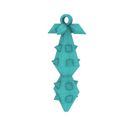 Mẫu móc khóa hình quả dâu tây độc đáo (PB Key chain) - File STL