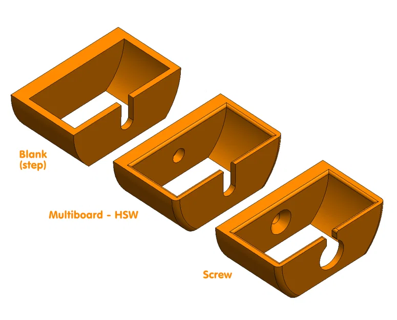 Giá đỡ cho thước dây Parametric (tương thích Multiboard, HSW, Bắt vít) - Image 3