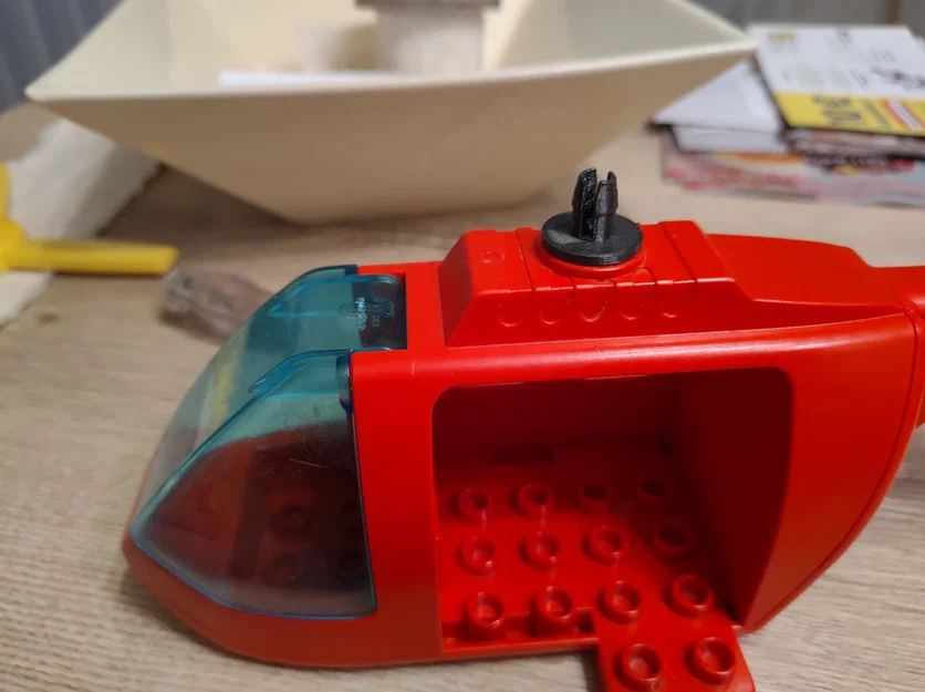 Sửa Trực Thăng Lego Duplo (bản lớn) – Trục Rotor Thay Thế - Image 1