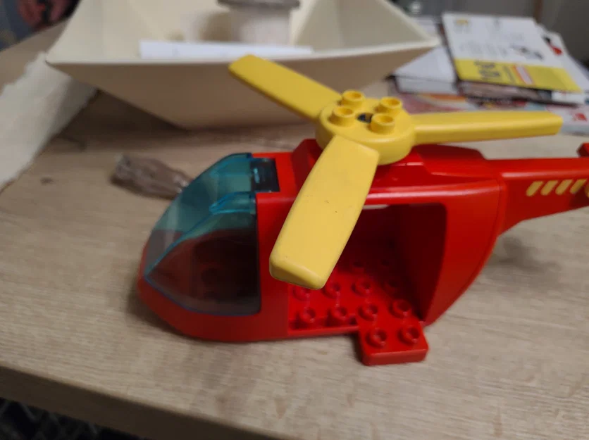 Sửa Trực Thăng Lego Duplo (bản lớn) – Trục Rotor Thay Thế - Image 5