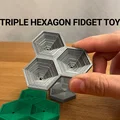 Đồ chơi fidget Lục Giác Bộ Ba (Triple Hexagon Fidget Toy) - Thumbnail 1