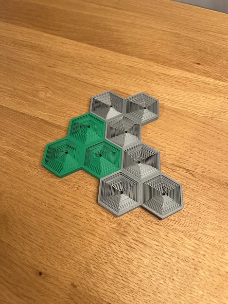 Đồ chơi fidget Lục Giác Bộ Ba (Triple Hexagon Fidget Toy) - Image 4