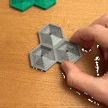 Đồ chơi fidget Lục Giác Bộ Ba (Triple Hexagon Fidget Toy) - Thumbnail 5