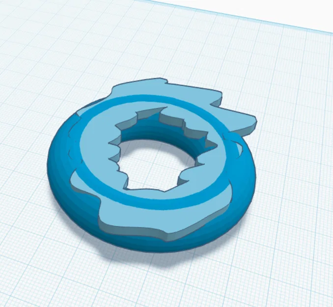 Mô hình 3D bánh Doughnut cách điệu độc đáo cho máy in 3D - Image 1