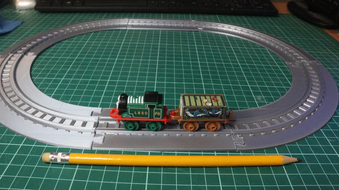Bộ đường ray 3D cho tàu hỏa Mini Thomas & Friends tự in - Image 1