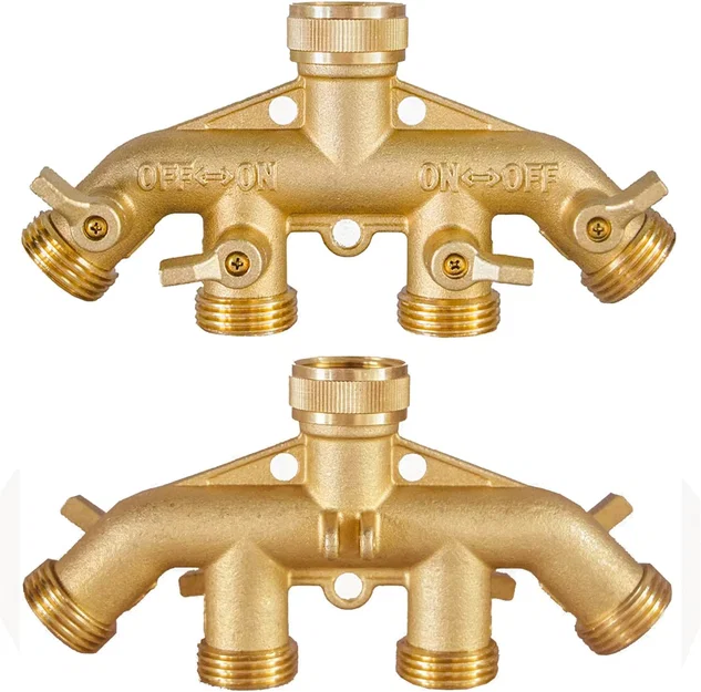 Giá đỡ lắp tường cho bộ chia vòi vườn 4 ngả (garden hose manifold/splitter) - Image 4