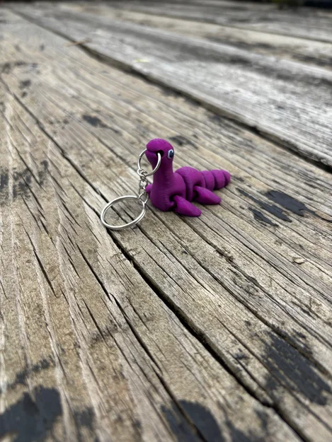 Móc khóa Nessie linh hoạt (Fidget Toy) - In 3D siêu dễ - Image 1