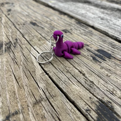 Móc khóa Nessie linh hoạt (Fidget Toy) - In 3D siêu dễ