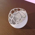 Chậu Open Voronoi Planter (hoặc đế nến hoạ tiết Voronoi mở) - Thumbnail 2