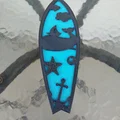 Bộ sưu tập 14 mô hình ván lướt sóng trang trí treo tường 3D - Thumbnail 10