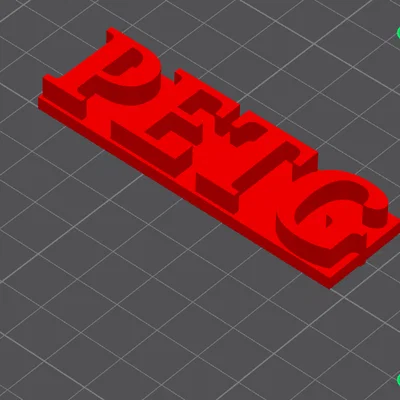 Mô hình kiểm tra in 3D PETG (PETG test print) đơn giản và hiệu quả