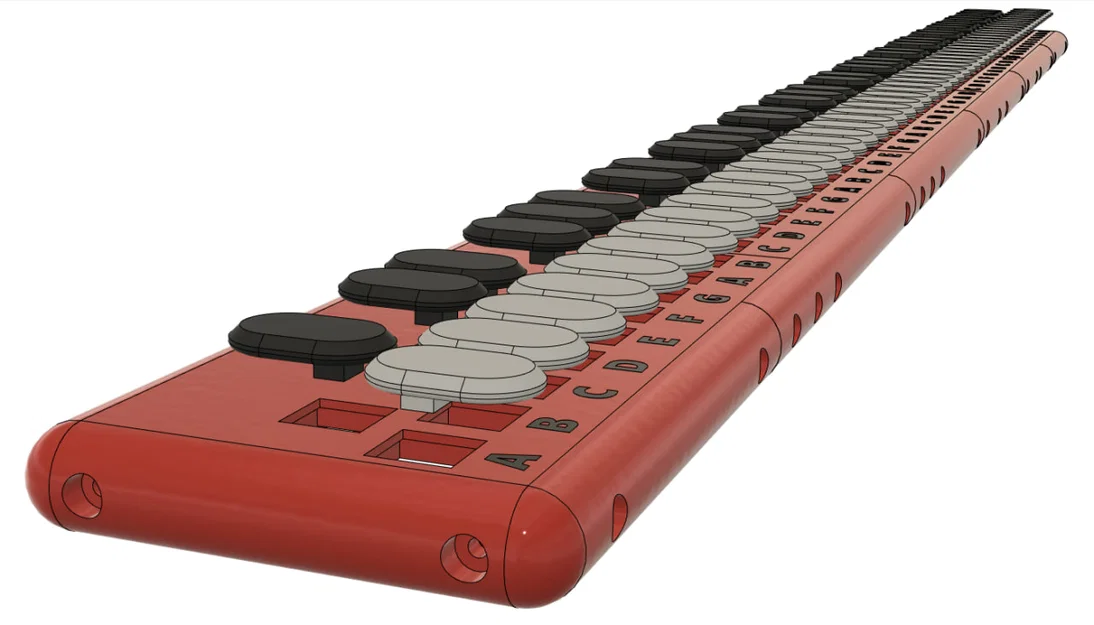 MIDI88: Bàn phím MIDI 88 phím dùng switch MX - Image 1