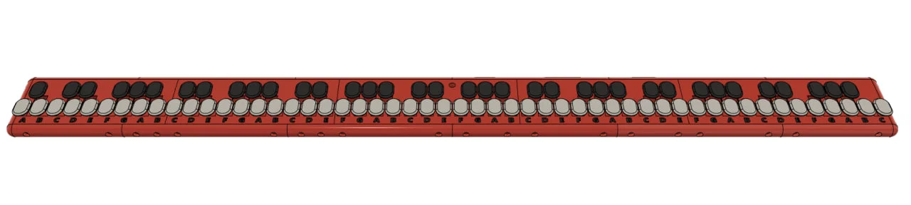 MIDI88: Bàn phím MIDI 88 phím dùng switch MX - Image 7