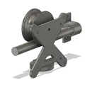Khung treo TV trượt thông minh (Rolling TV Mount) tự in 3D - Thumbnail 1