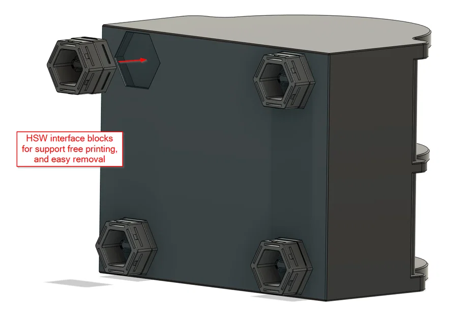 HSW interface blocks – Khối interface nối HSW grid với vật in - Image 1