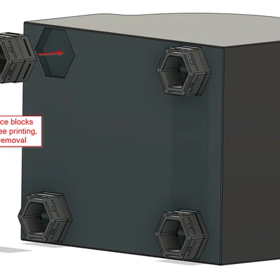 HSW interface blocks – Khối interface nối HSW grid với vật in