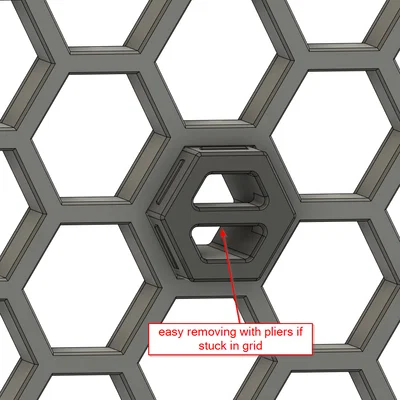 HSW interface blocks – Khối interface nối HSW grid với vật in